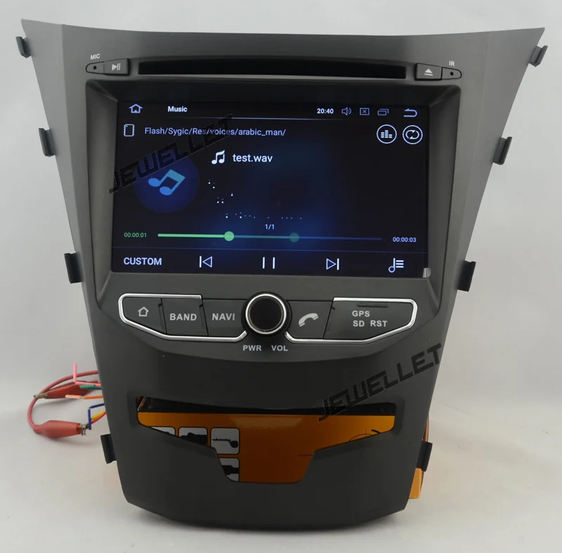 Octa core IPS ekrāns, Android 10 Car DVD GPS Navigācijas par Ssangyong Korando,New Actyon. - 2016. gada