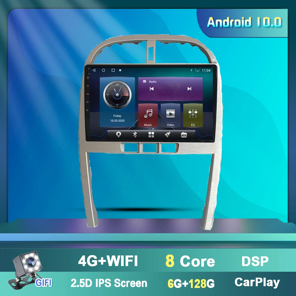 OKNAVI 2Din Android 9.0 Auto Radio Multimediju Par Chery Tiggo 3 2009. - 2013. Gadam Vedio Atskaņotājs, Navigācijas Autoradio GPS Track 4G WiFi