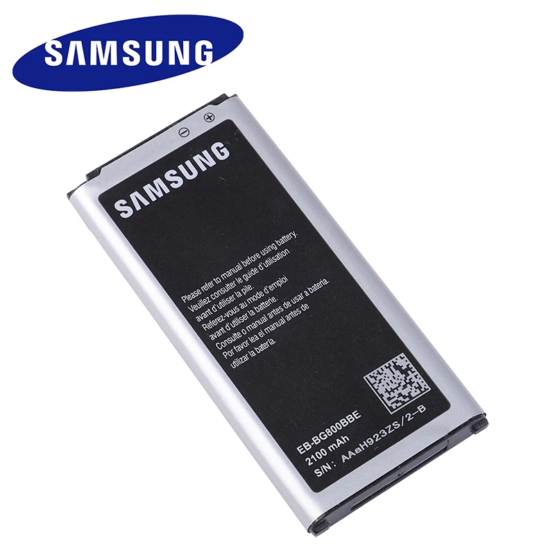 Oriģināls Samsung S5 mini Akumulators Samsung Galaxy S5 Mini G800 G800F G800H G800A G800Y G800R EB-BG800BBE 2100mAh ar NFC