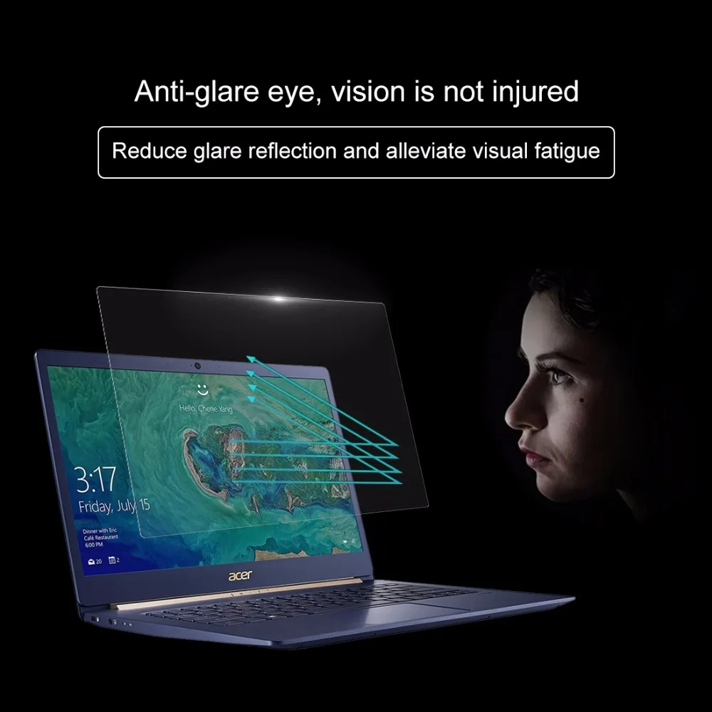 Par Acer Aspire E5-511 9H Cietība Anti-Scratch Klēpjdatoru Rūdīta Stikla Ekrāna Aizsargs Filmu