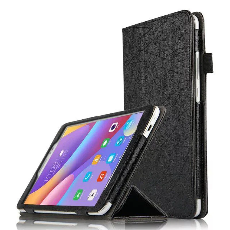 Par Huawei Honor Tablete 2 JDN-AL00 JDN-W09 Mediapad T2 8 Pro Slim Zīda Flip Stends, Āda, Ādas Būtiska Capa Lietu Vāku Aizsargs