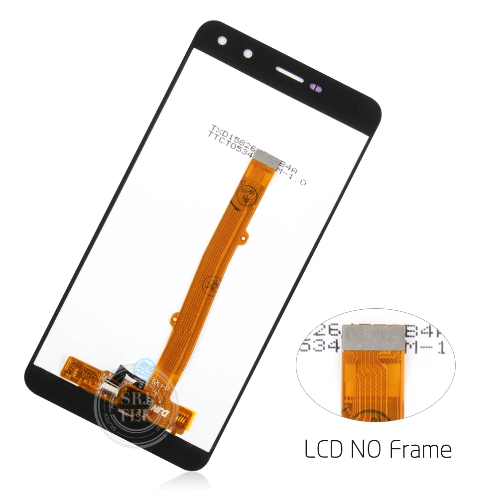 Par Huawei Nova Jauno 4G LTE LCD Y6 2017 Touch Screen Stikla Paneli aizstāt Huawei Y6 2017 Displeja Sensoru Rāmis MYA-L41