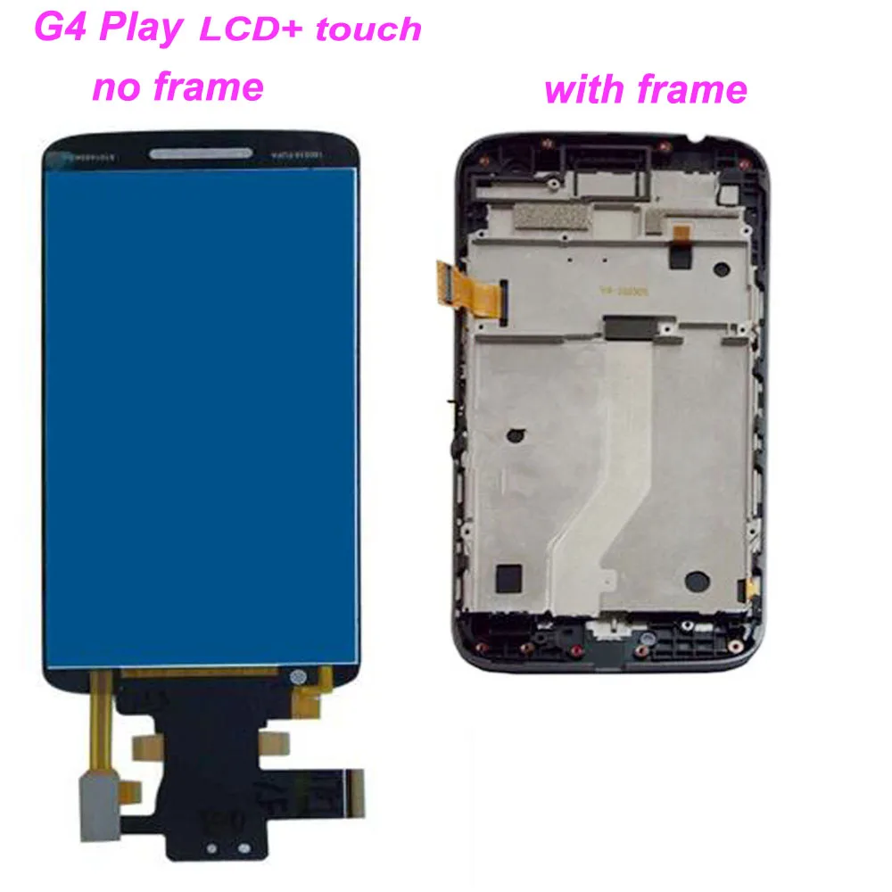 Par Motorola G4 Spēlēt LCD Displejs, Touch Screen Digitizer Montāža Ar Rāmi Moto XT1601 XT1602 XT1603 XT1604 Lcd Ekrāns