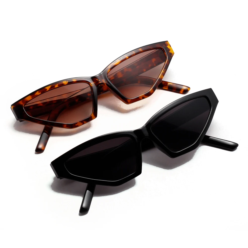 Peekaboo melns sieviešu saulesbrilles cat eye modes aksesuāri, retro, saules brilles sieviešu leopard brilles uv400 dāmas