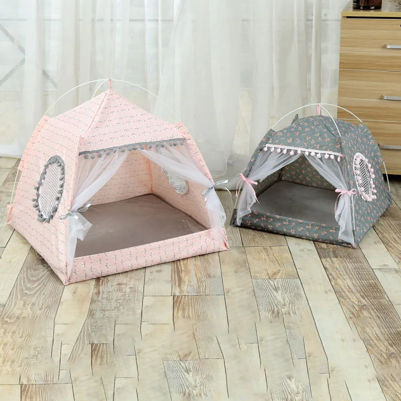 Pet gulta kaķu nams mājīgu produktiem, mājdzīvnieku piederumi ligzdu comfy nomierinoša kaķis gultas maziem suņiem chihuahua telts guļamtīkls