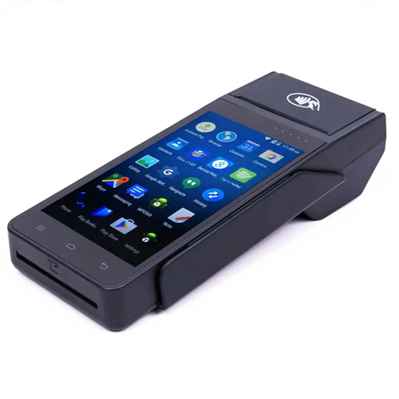 POS terminālu 5 collu Touch screen Raupjās Rokas NFC Magnētisko karšu lasītājs maksājumu Android POS Terminālu ar Printeri
