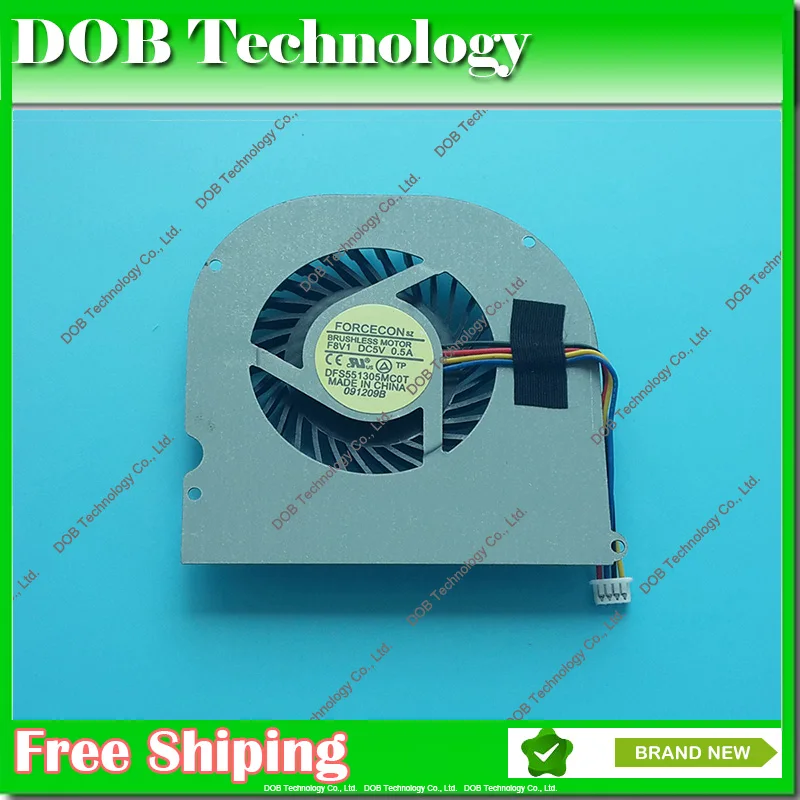 Procesora dzesētāja ventilators ASUS DFS551005M30T F7P1 laptop CPU dzesēšanas ventilatoru F80 F80Q F80C F80S F81S F80L X82 F83 X88 CPU VENTILATORS 4PIN Q