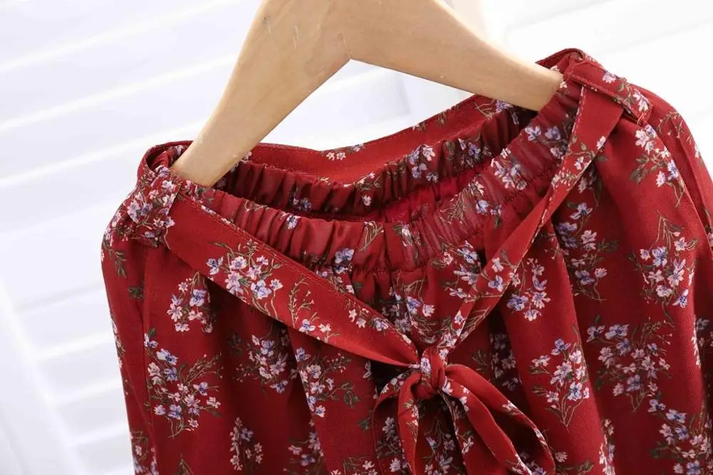 Pusaudžu Meiteņu Apģērbs Atbilstu Vasaras Bērnu Ziedu Šifona Topi Plaša Kāju Bikses Komplekti 2GAB Bērniem Meitene Tērpiem 4 6 8 10 14 Gadiem