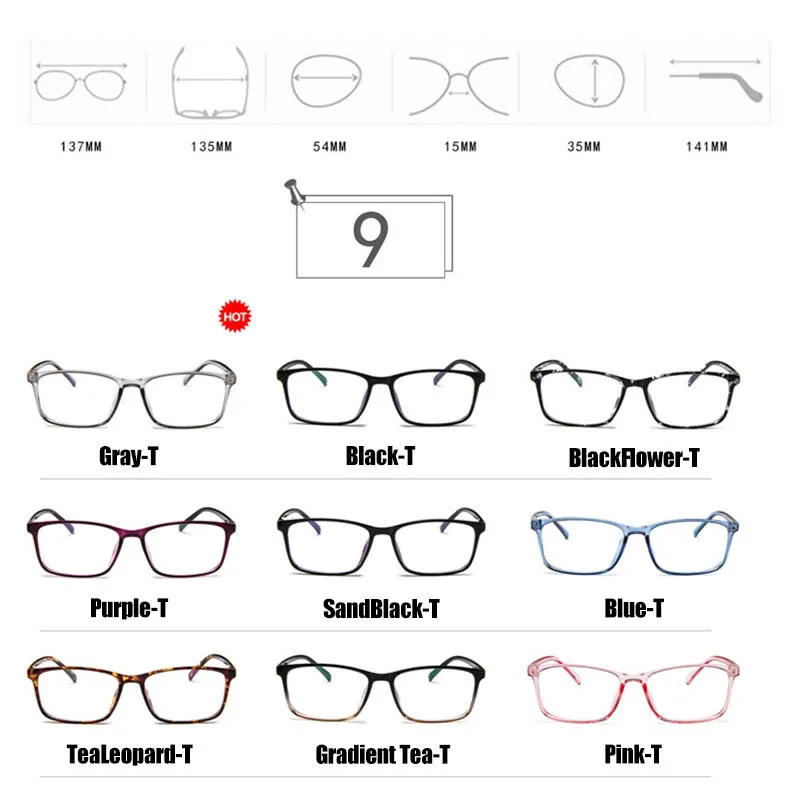 RBRARE Jaunu Modes Laukumā Brilles Rāmis Retro Anti-zila Gaisma Brilles Ultra Light Brilles Rāmis Sieviešu/Vīriešu Plakans Spogulis Okulary