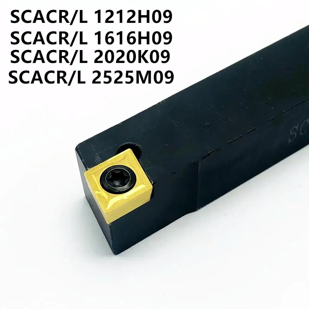SCACR/L1212H09 SCACR/L1616H09 SCACR/L2020K09 SCACR/L2525M09 90° ārējais pagrieziena rīks virpas instrumentu CNC urbšanas bārs