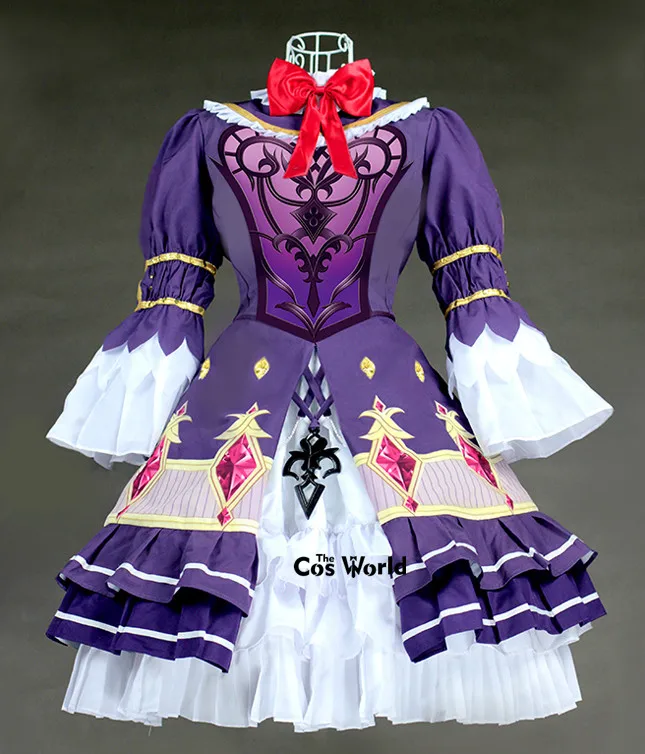 Shadowverse Luna Lolita Meitene Kleita Vienotu Apģērbs Spēli Cosplay Kostīmi