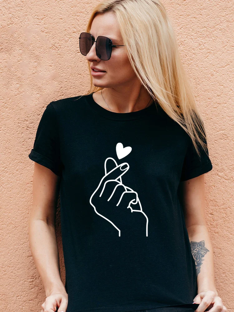 Sieviešu t-krekls Harajuku mīlestība t krekls sievietēm feminina dāmas Nekā sirds ulzzang grafiskais t krekli, sieviešu vasaras drēbes,Piliens Kuģis