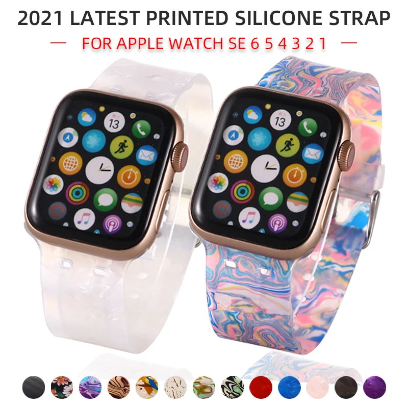 Silikona Smart Watch Band Apple Skatīties Se 6 Siksniņas 44 40mm Correa Pārredzamas Tērauda Iwatch Series 5 4 3 Watchband 42mm38mm