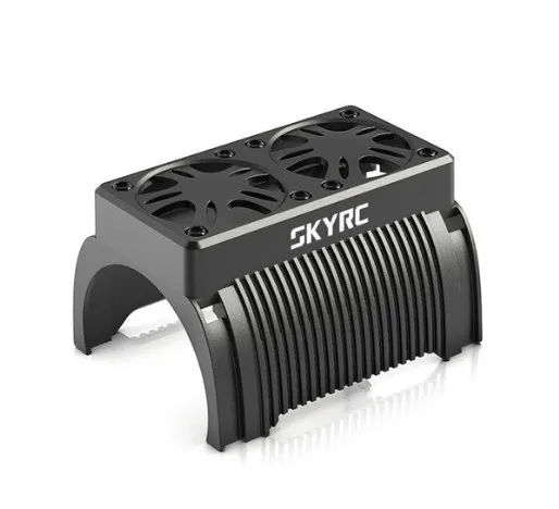 SKYRC dvīņu motora dzesēšanas ventilators ar korpusu 1/5 mēroga rc brushless motors heatsink
