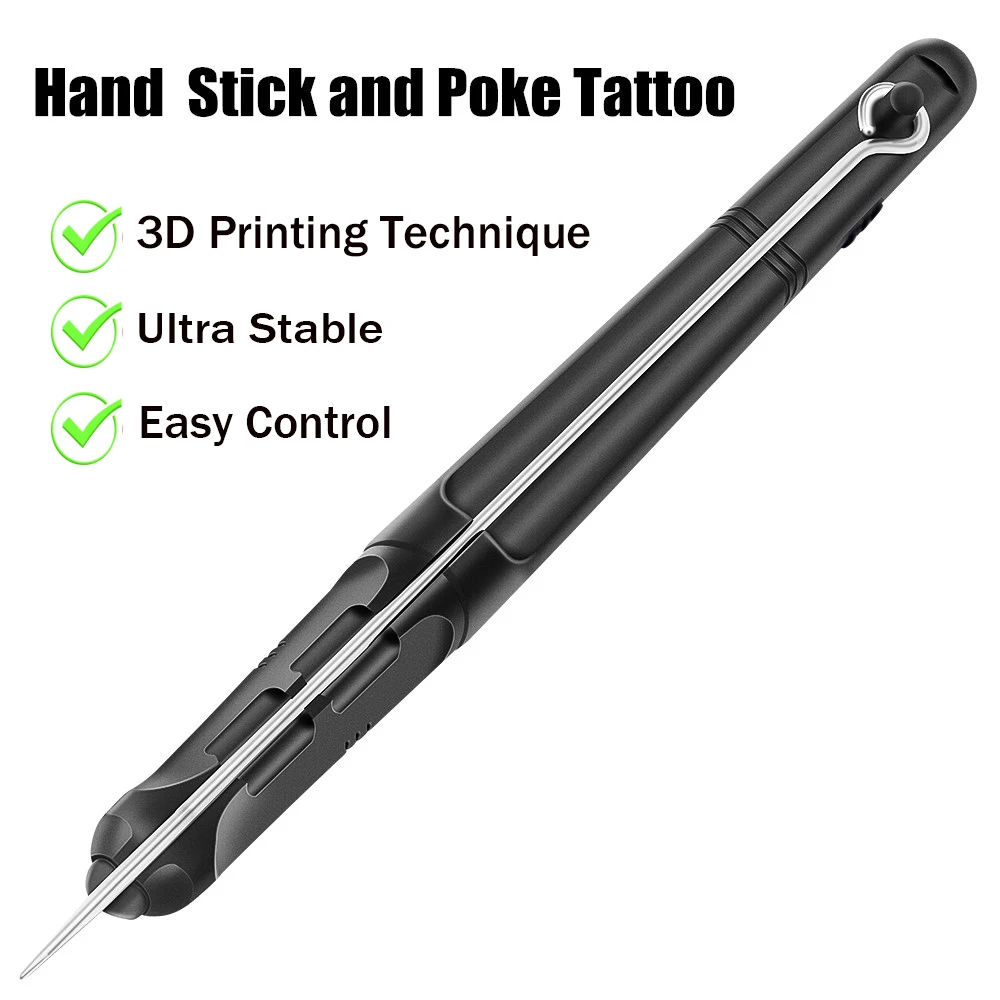 Stick un Kule Adatu Rokas Instrumentu Tetovējums Pildspalvu Stick Kule DIY Tetovējums Stick Kule Adatu Turētājs Tīru un Drošu Roku darbs Tetovējums