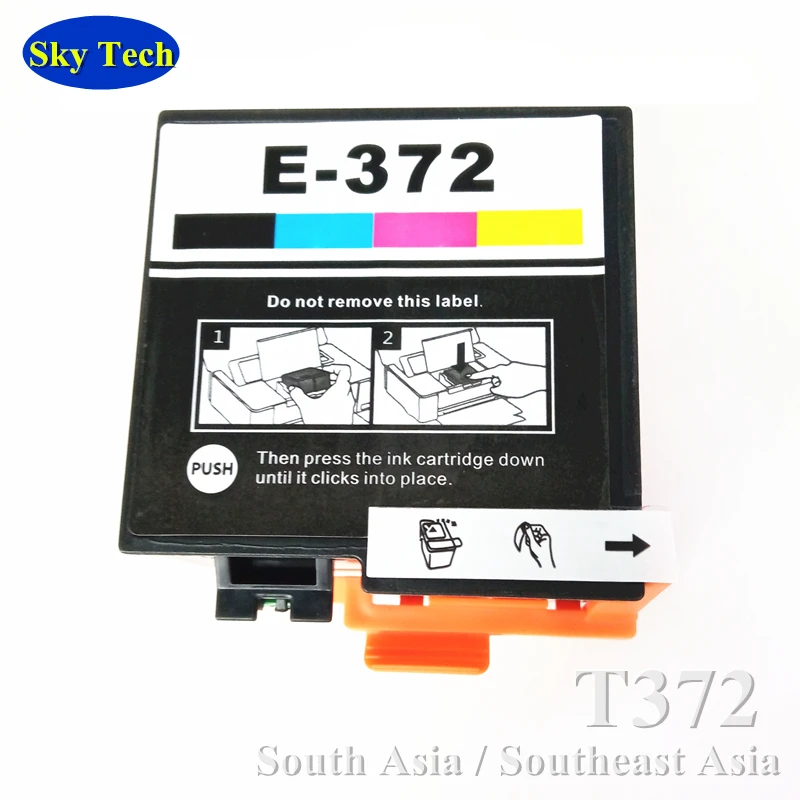T372 Kvalitātes Saderīgs Tintes Kasetnes Epson PictureMate PM-520 . T372 / T3720 / E-372, Lai PM520