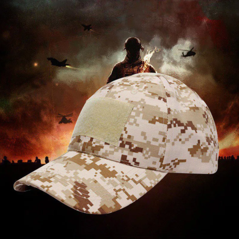 Taktiskā Maskēties Militāro Ventilators Beisbola Cepure Vienkārši Regulējams Saulessargs Snapback Cepure, Cepures Āra Medību Klp