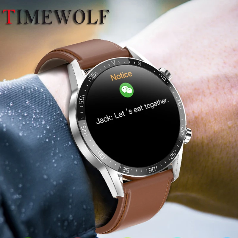 Timewolf Reloj Inteligente Smart Skatīties Vīrieši Android 2020. Gada Smartwatch IP68 Ūdensnecaurlaidīga Pilna Touch Screen Smart Skatīties Uz Vīriešiem, Huawei