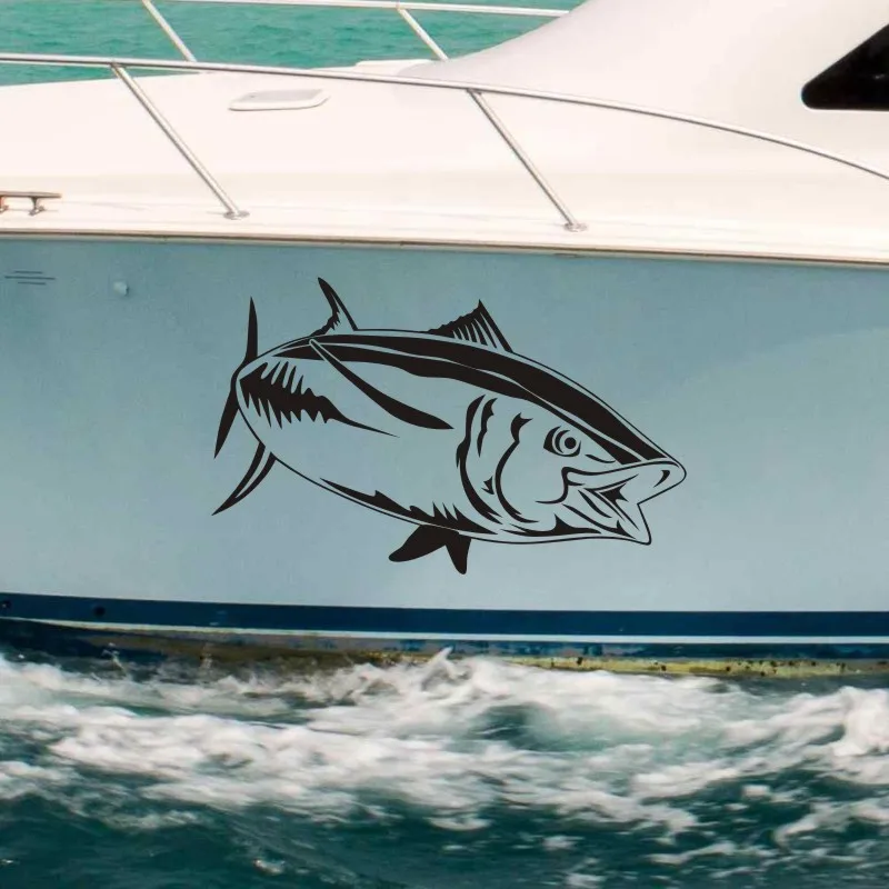 Tunča Decal Uzlīmes Kausu Cīnīties Veikals Fishhook Uzlīme Zivju Tvertnes Laivu Lodziņā Auto Līmplēves