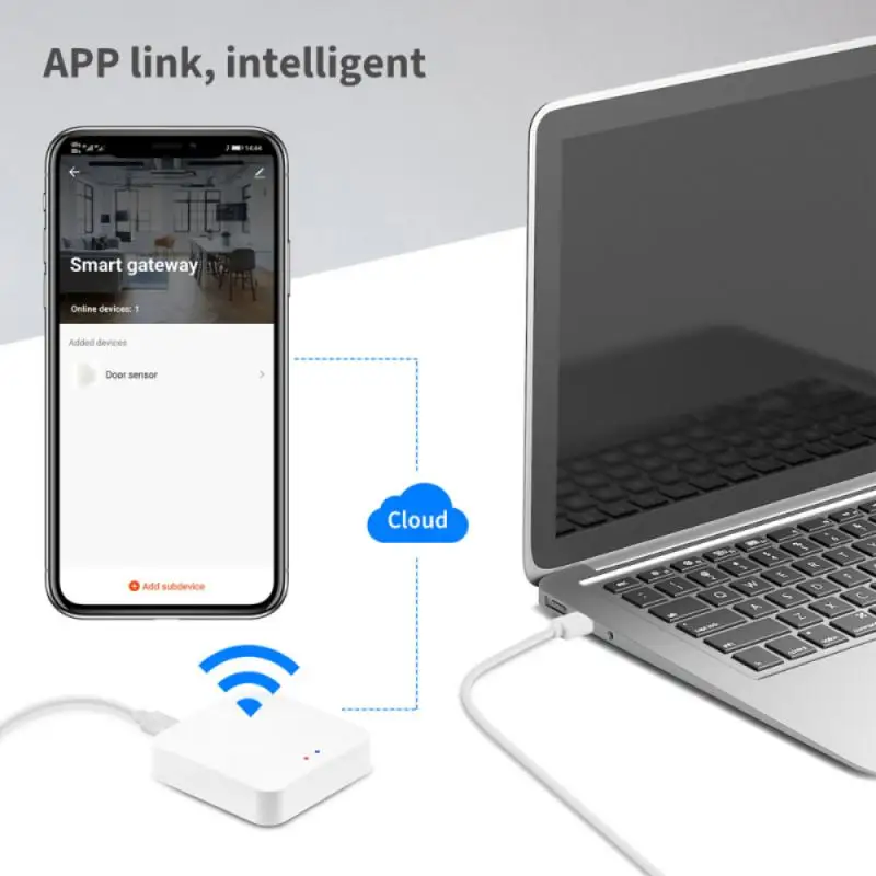 Tuya ZigBee Smart Hub Bezvadu/Vadu Gateway Bridge App Balss Tālvadības Pults Darbojas Ar Alexa, Google Home Palīgs Moduļi