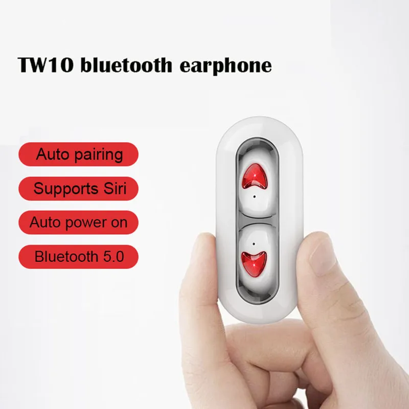 TW10 TWS Mini bezvadu Austiņas Ūdensizturīgs sporta earbuds Trokšņa Samazināšanas Skaļruņus, Lai xiaomi huawei iphone Bluetooth austiņas