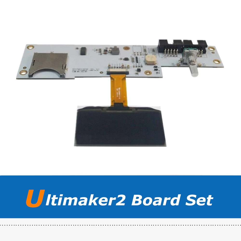 Ultimaker2 3D Printeri Daļa DIY Pilna pansija Set Komplekts, UM2 V2.1.4 Vadības Paneļa + LCD Ekrāns + Pamatplates
