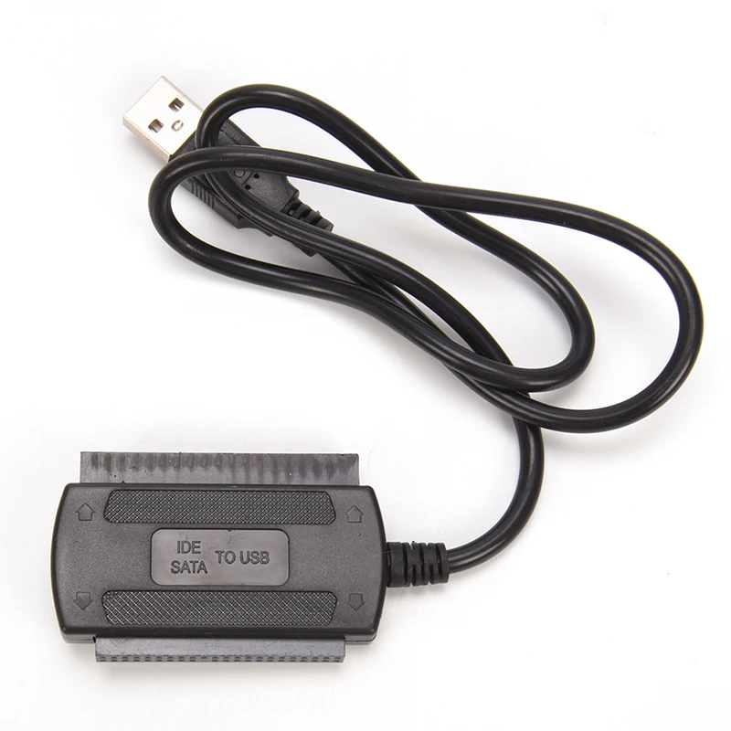USB 2.0 IDE SATA Adaptera Kabeli, 4 Polu Barošanas Vads 2.5 3.5 HD HDD, Cietā Diska Adapteri Pārveidotājs Kabelis