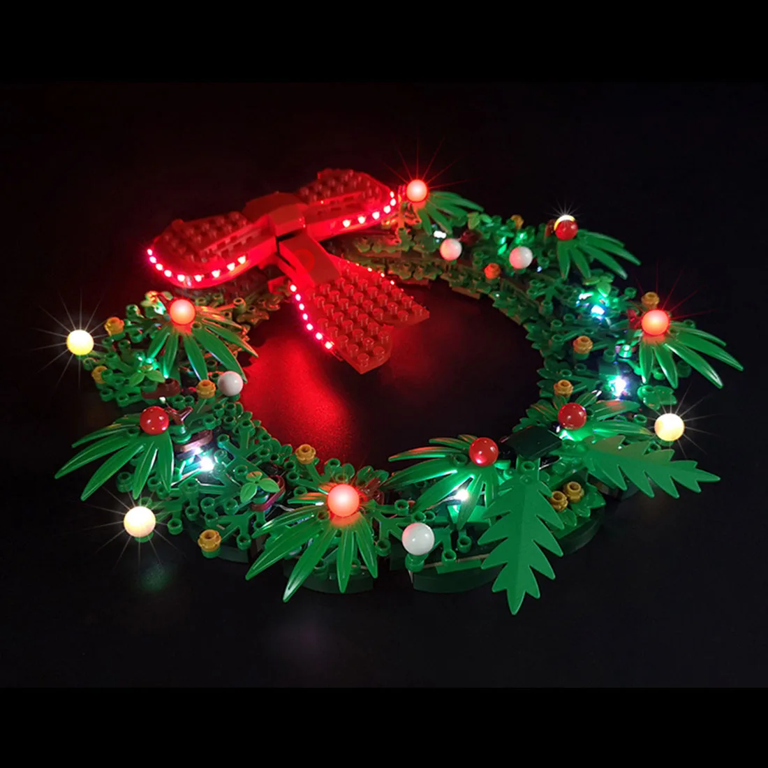 USB Powered LED Apgaismojums Komplektā Ziemassvētku Vainags 40426 (LED Iekļauti Tikai, Nav Komplektā), Bērnu Izglītības Rotaļlietas - Klasisks Versija