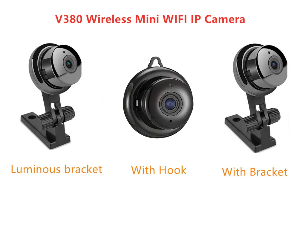 V380 Bezvadu Mini WIFI IP Kamera HD 1080P Smart Home Security Kamera Nakts Redzamības Tīkla Hd Smart Bezvadu Kamera