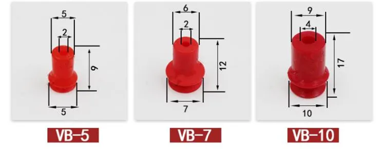 Vakuuma piesūcekni, Pneimatiskie Sastāvdaļa Manipulatoru Iesūkšanas Sprauslu VB5 VB7 VB10