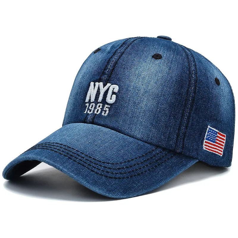 Vasaras vīriešu beisbola cepure hip-hop snapback cepure modes sporta regulējamu cepures saules cepures NYC izšuvumi kovboju mazgā caps gorras
