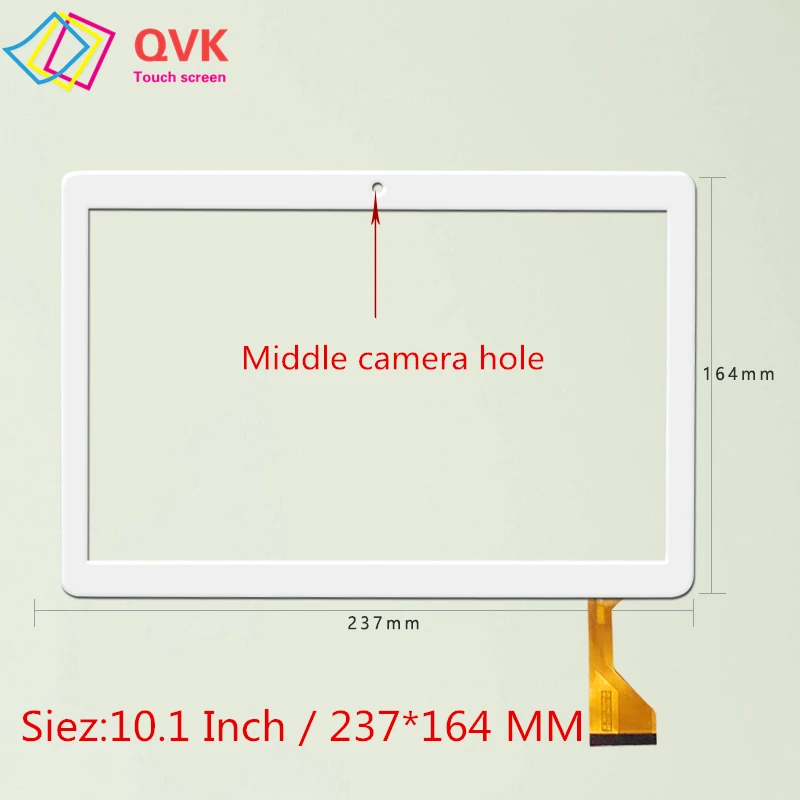 White 10.1 Collu touch screen P/N SDX100-005 Capacitive touch screen panelis, remonts, rezerves daļu bezmaksas piegāde