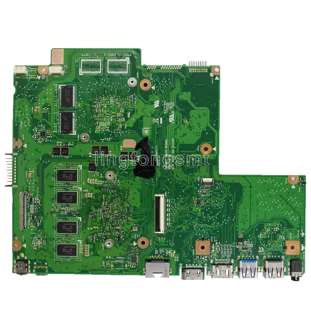 X541SC pamatplates MB._4G/N3060/KĀ V1G Par Asus X541S X541SC Klēpjdators mātesplatē X541SC Mainboard X541SC mātesplati