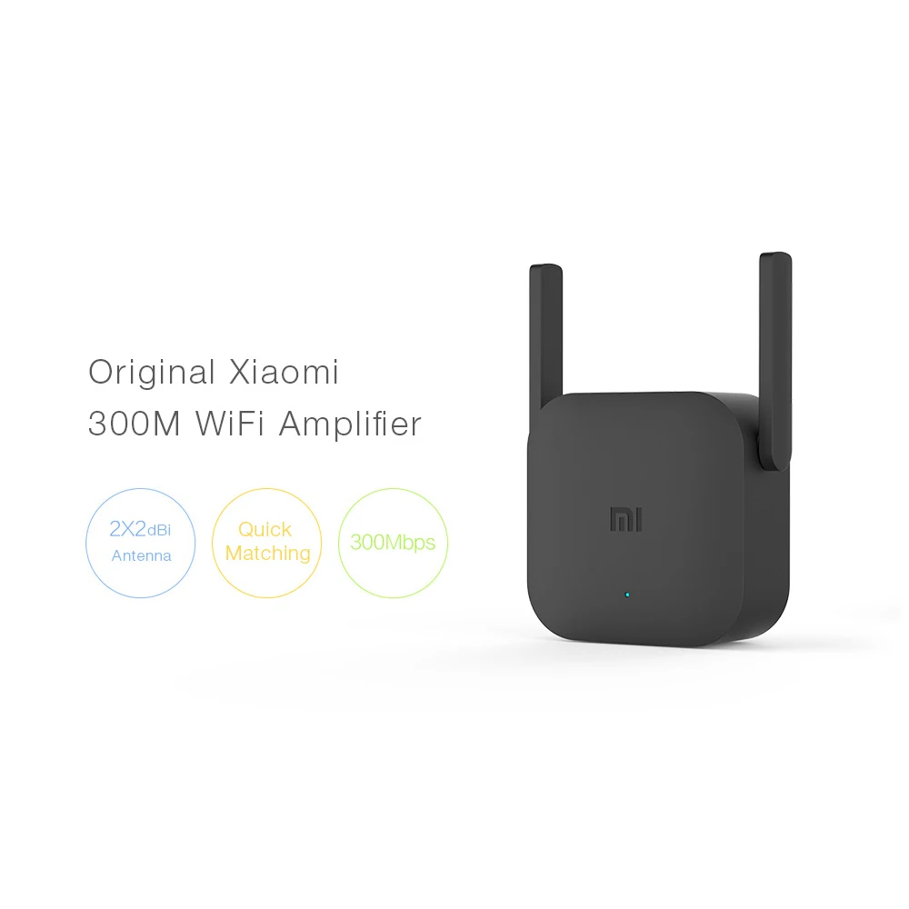 Xiaomi WiFi Pastiprinātājam WiFi Repeater Pro 300M Expander 2.4 G Wifi Signālu Extender Roteador Wifi Rūteris, Amplificador APP Kontroles
