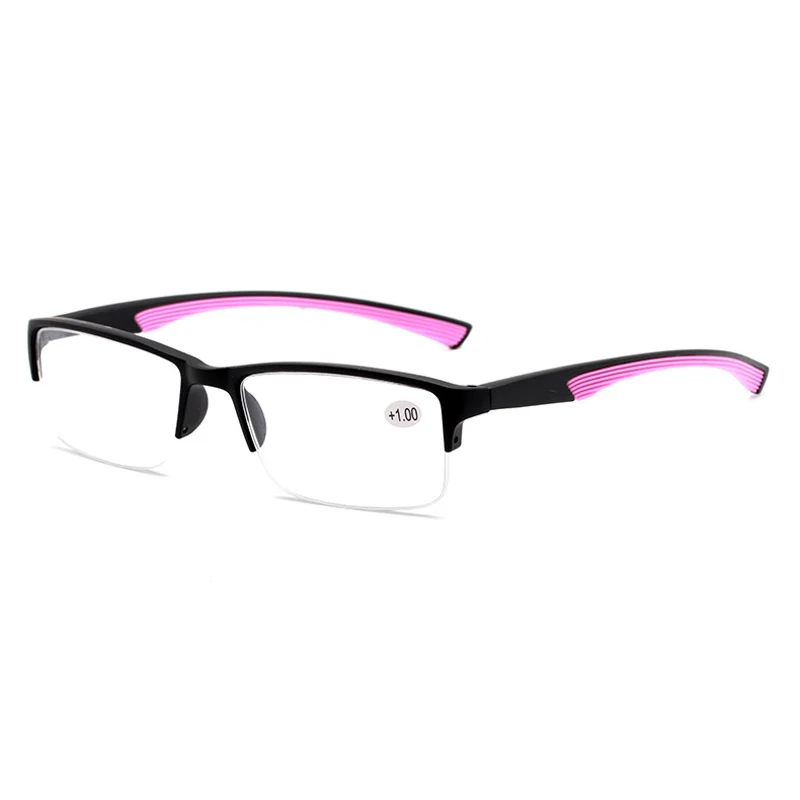 Zilead Dāma Hlaf Rāmis Lasīšanas Brilles Prebyopia Brilles Vīrieši Sievietes Hyperopia Brilles Brilles Ar +1.0 līdz+4.0 Gadījumā