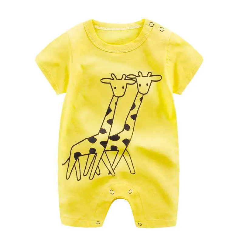 ZWY541 Vasaras Baby Romper Īsām Piedurknēm Kokvilnas pidžamas Jaundzimušo apģērbi zēniem jumpsuit Apģērbs, Apģērbs, kombinezons jaundzimušajam