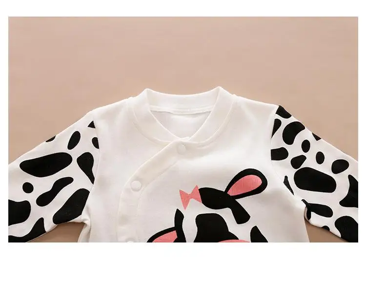 0-24m Jaundzimušo Bērnu Apģērbu Toddler Kostīmu Karikatūra ar garām Piedurknēm Organiskās Kokvilnas Baby Romper Zēni Meitene Outwear Jumpsuits