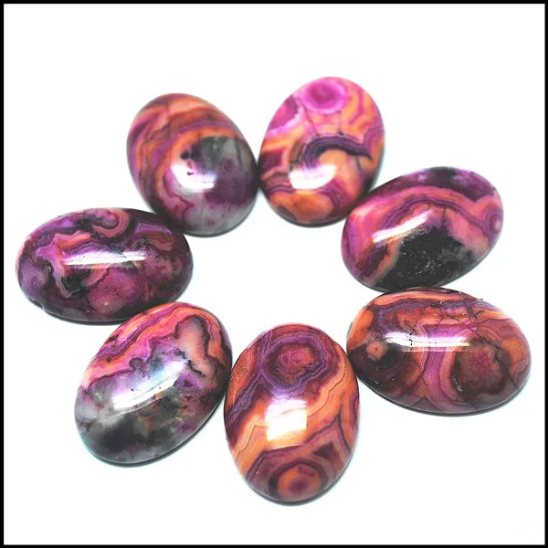 10pcs dabas gem akmens cabochons ovālas formas 18x25mm malahīts, akmens pērles rozā krāsas diy krelles, aksesuāri