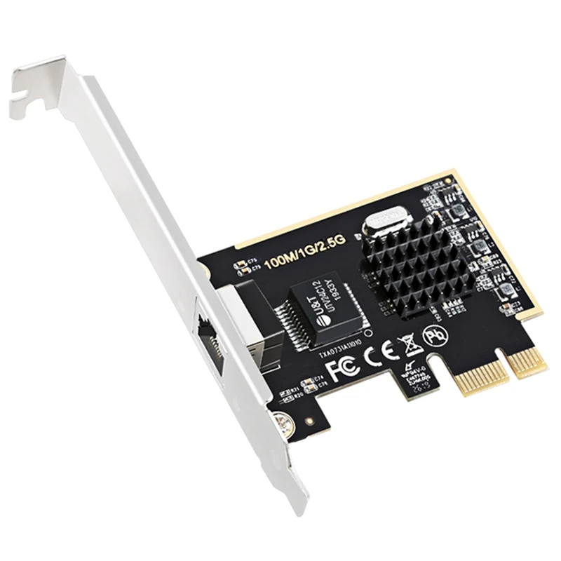 2.5 G Tīkla Adapteris PCIe1X 2.5 G, Lan Karti ar Realtek8125,Tīkla Spēle Tīkla Karte