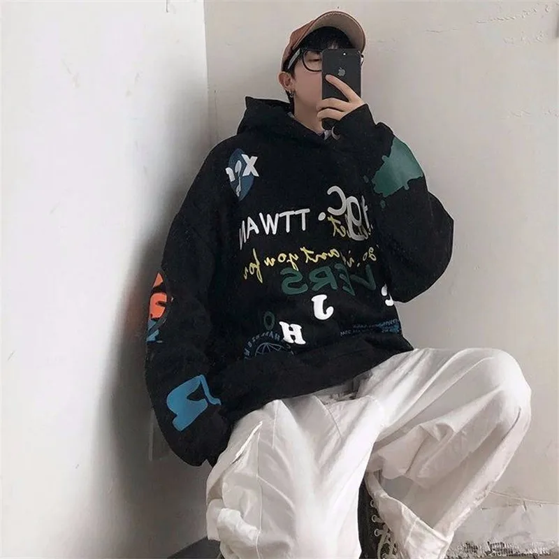 2020 3M Atstarojošs pelēkā vārna Streetwear Vīriešiem Hip Hop Lielgabarīta sporta Krekls ar garām Piedurknēm Topi Gadījuma Pavasara Rudens Japāna Hoodies Vīrietis
