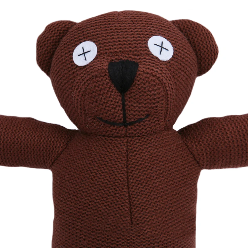 33cm 43cm Radošo Mr Bean Teddy Bear, Brown Attēls Smieklīgi Plīša Lelle Mazulis, Rotaļu