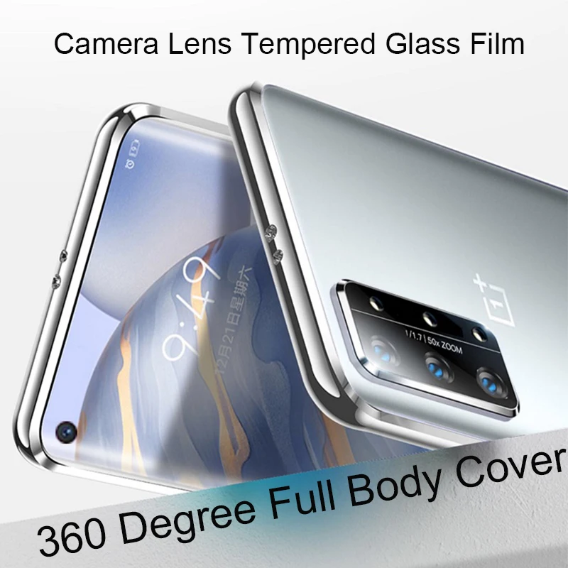 360 Pilna Magnētiskā Gadījumā Oneplus 8T Coque Kameras Objektīva Aizsargs, Stikla Vāks, Alumīnija, Metāla, Amortizatorus Oneplus 8 Pro Telefonu Gadījumā
