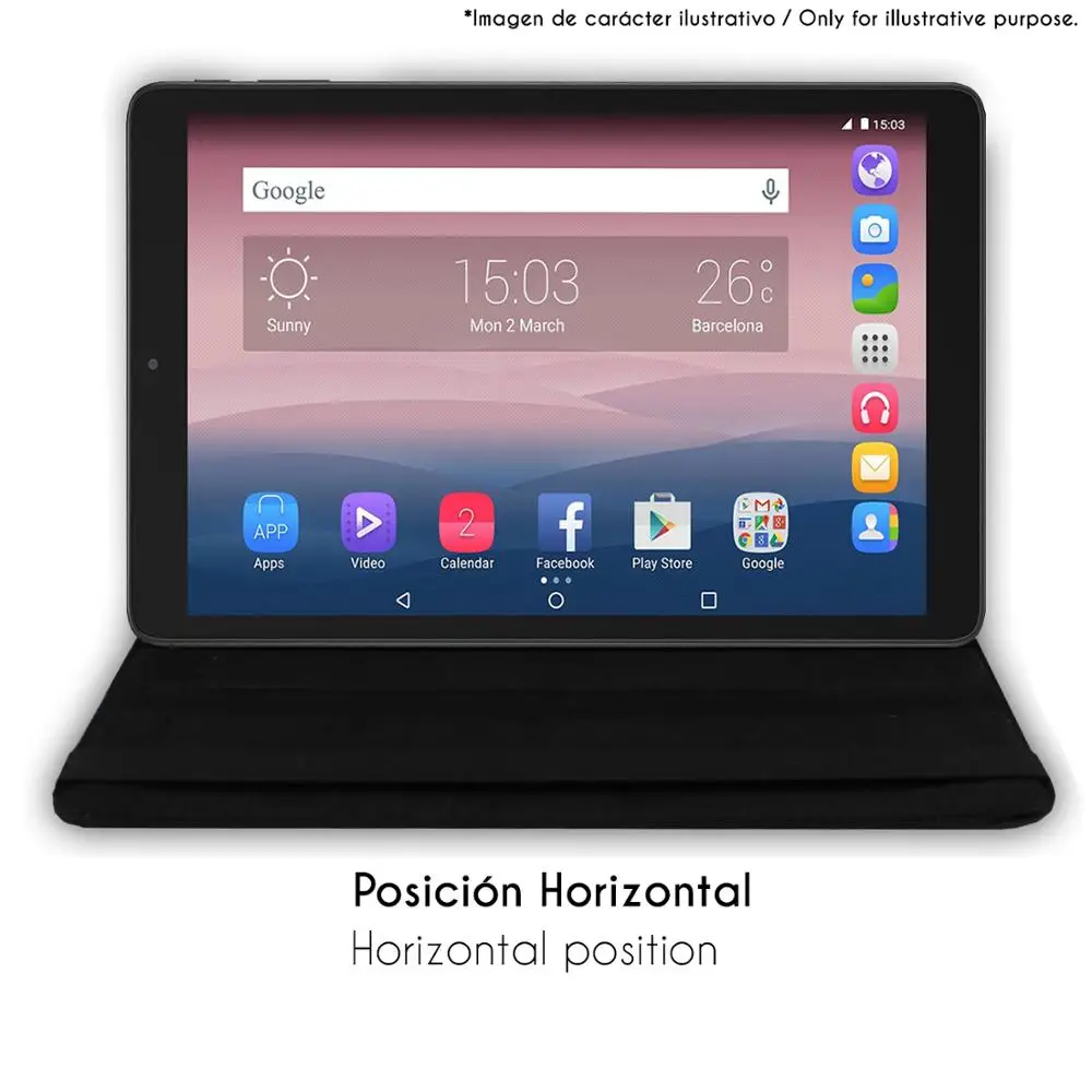 360 ° tablete rotācijas gadījumā Huawei MediaPad M5 10.8 10.8