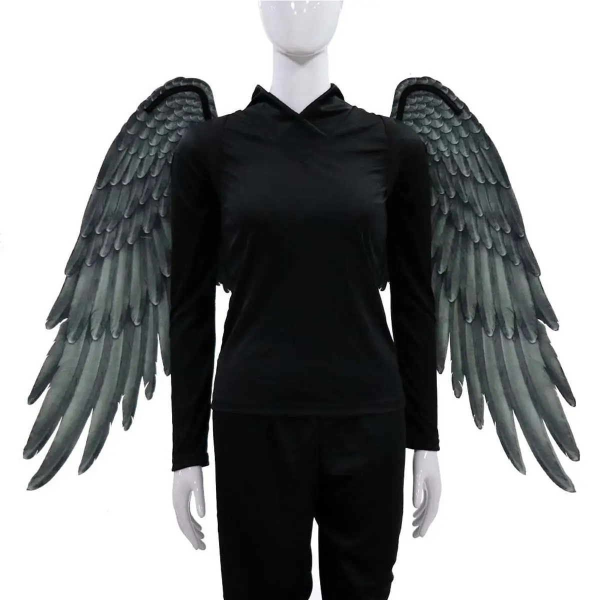 3D Eņģeļa Spārnus Dēmons Spārniem Pieaugušo/Bērnu Cosplay Aksesuārus Liela Black Wings Halloween Mardi Gras Tēmu Puse, Kostīmu Piederumu