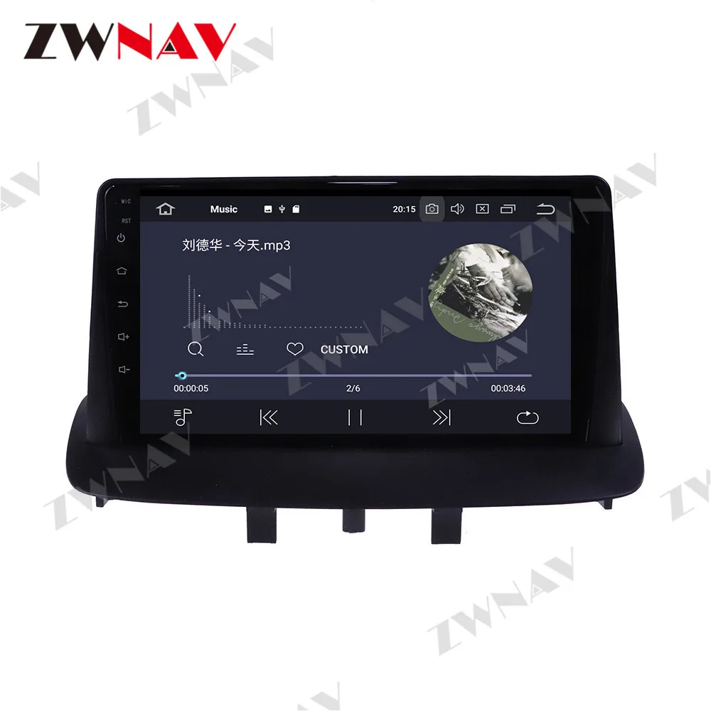 4+64 Android 10.0 Auto Multimedia Player Renault Megane 3 2009-auto GPS Navi Radio navi stereo IPS skārienjutīgais ekrāns, galvas vienības