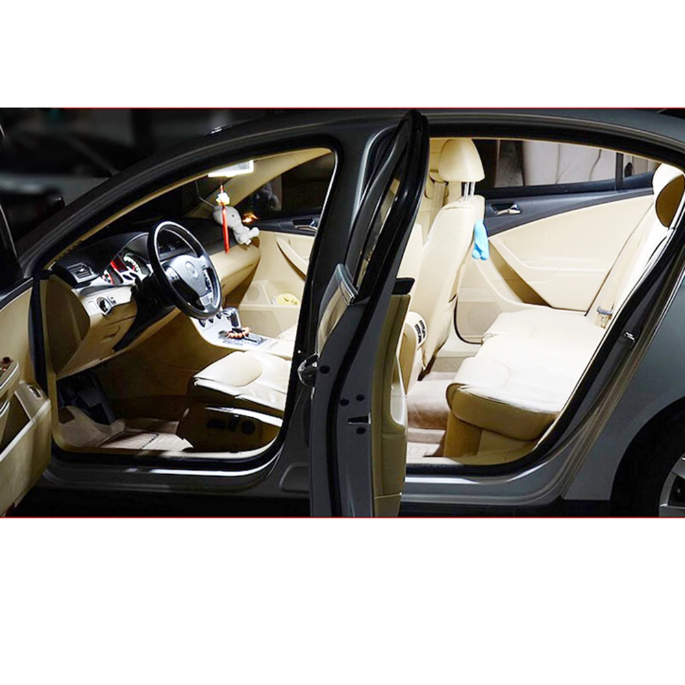 4 x Bez Kļūdām Balts Interjers LED Gaismas Pakete Komplekts Mitsubishi Lioncel Outlander Pajero Piederumi Lasījumā Durvju Lampas