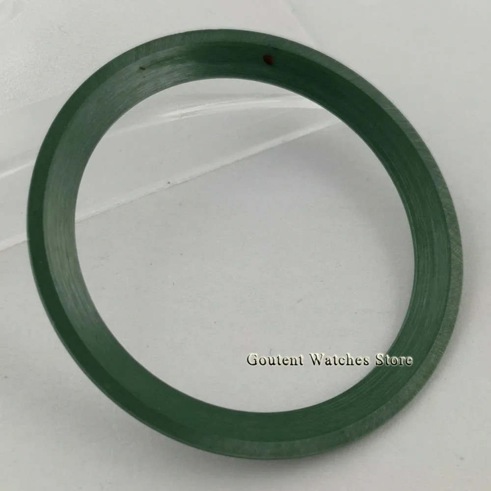 40mm Zaļā Skatīties Ielikt Keramikas Bezel Skatīties Piederumi Fit 43mm Automātiskie Pulksteņi
