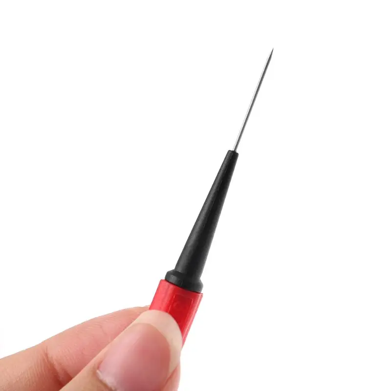 4gab 0.7 mm Pīrsings Zondes Komplekts Multimetrs Pildspalvu Zondes Mini Wire Piercer Auto Remonts Testa Līnija Zondes Instrumentu 35ED