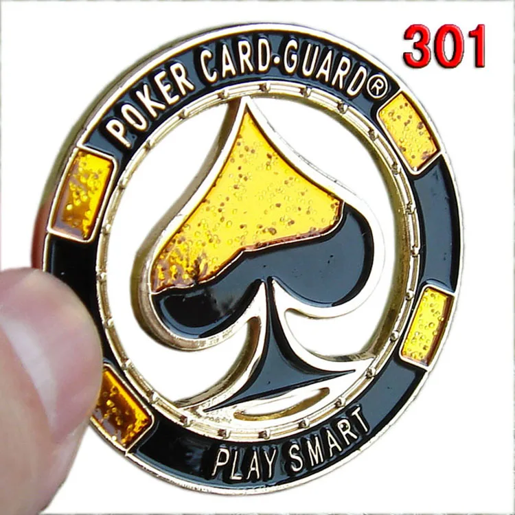 4ps/iepak poker kartes aizsargs ar skaidru segtu čipu pogu texas hold ' em dāvanu stilu dažādība palygorskite caurums