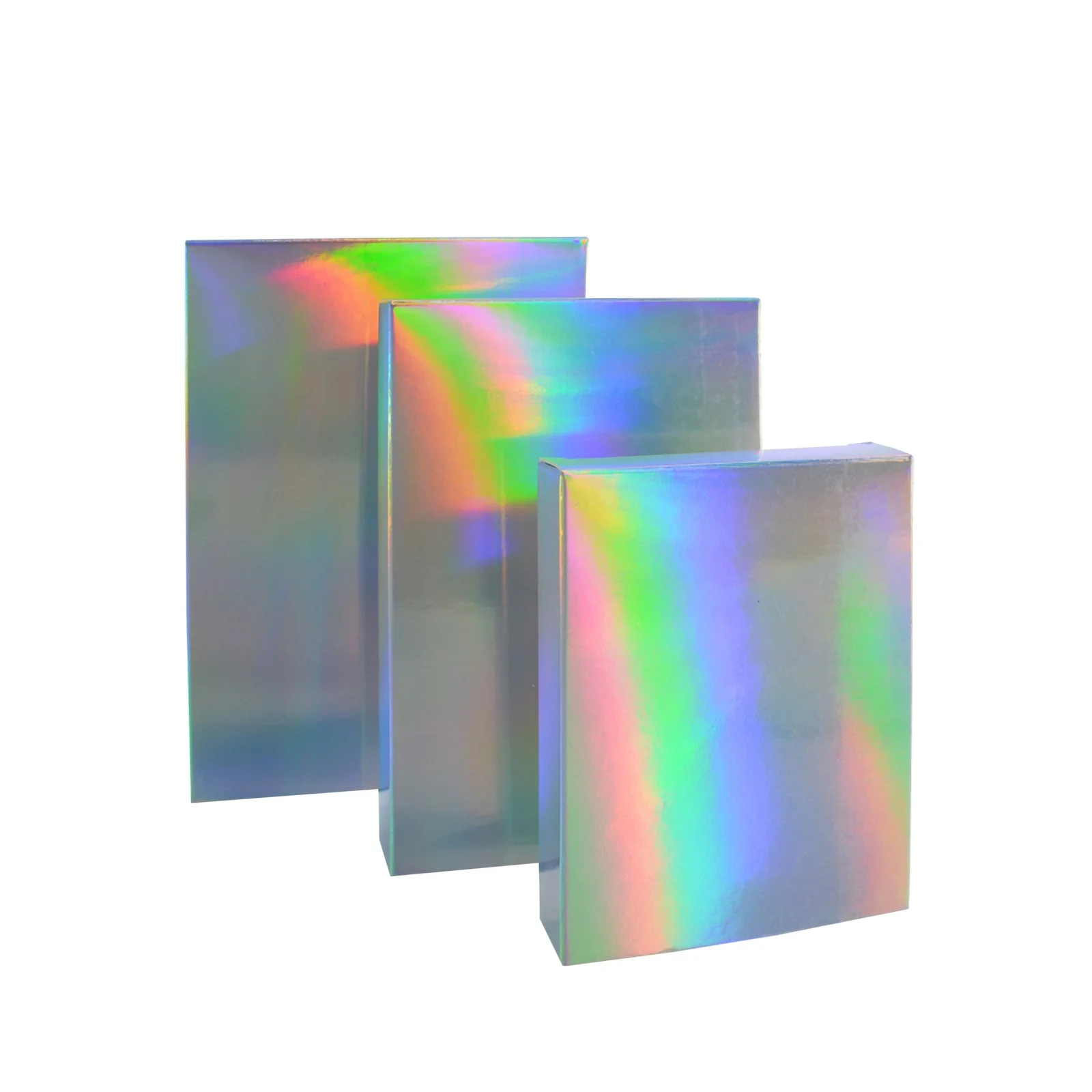 50 Gab. Hologrammas Lāzera Papīra Rūtiņu, Kartona Nelielu Dāvanu Kārbas Iepakojumā Kosmētika Rotaslietas Iepakojums, Kartona Kastes,
